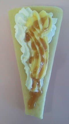 キャラメルWクリームクレープ